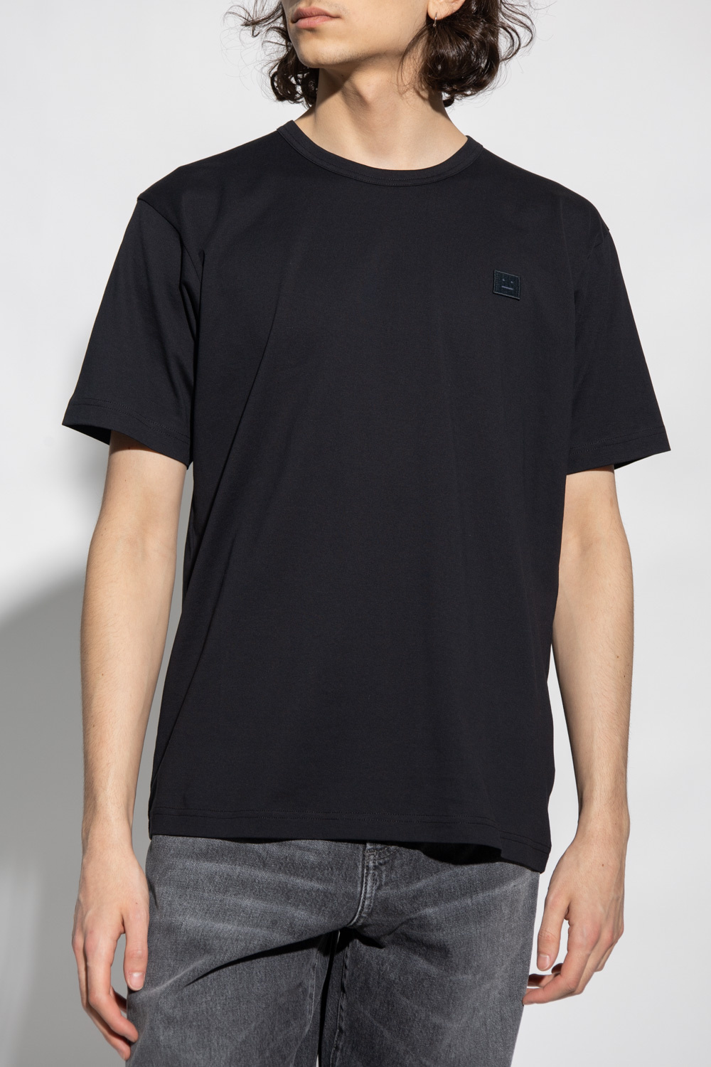 GenesinlifeShops Denmark - shirt with logo Acne Studios - Black T